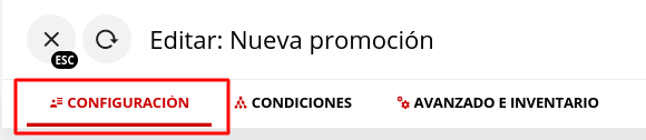 nueva promo