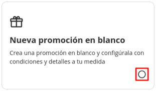 promo en blanco